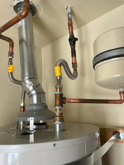 Water heater installation and plumbing repair in West Bethlehem